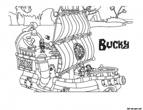 Jake And The Neverland Pirates Coloring Pages 48