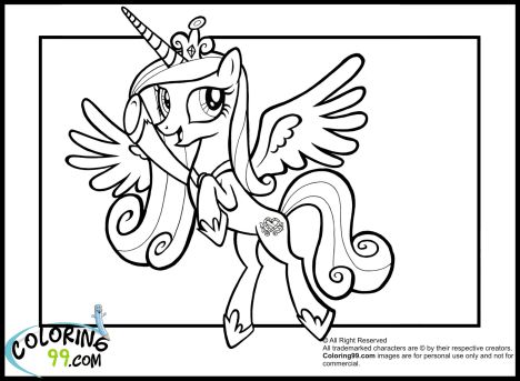 My Little Pony Coloring Pages Princess Celestia 26
