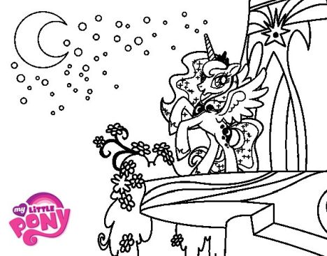 My Little Pony Coloring Pages Princess Celestia 36