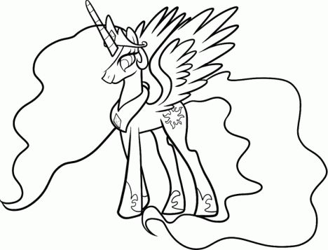 53  My Little Pony Coloring Pages Princess Twilight Sparkle Alicorn  Latest