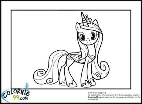 My Little Pony Coloring Pages Princess Celestia 57