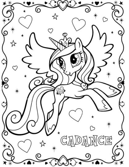 My Little Pony Coloring Pages Princess Celestia 60