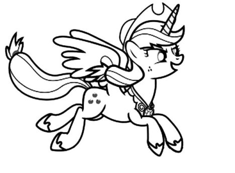 My Little Pony Coloring Pages Princess Celestia 80