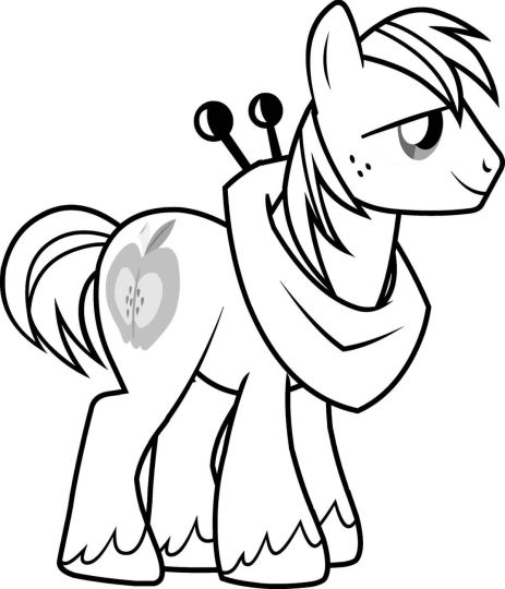 My Little Pony Coloring Pages Rainbow Dash 11