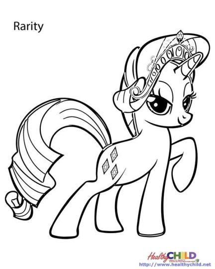 My Little Pony Coloring Pages Rainbow Dash 17