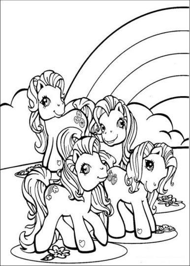 My Little Pony Coloring Pages Rainbow Dash 27