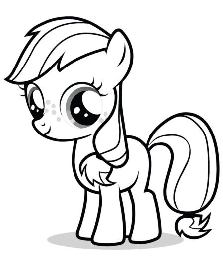 My Little Pony Coloring Pages Rainbow Dash 46