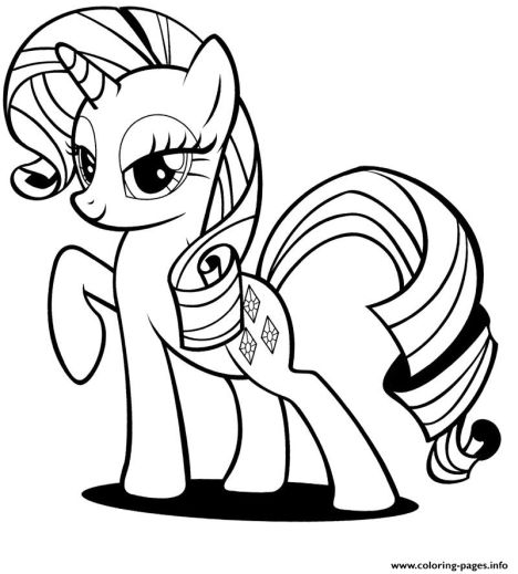 My Little Pony Coloring Pages Rainbow Dash 58