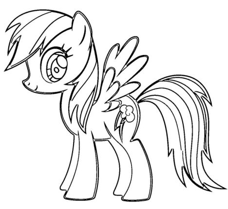 my little pony coloring pages fluttershy