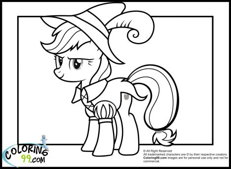 My Little Pony Coloring Pages Rainbow Dash 9