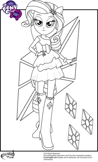 My Little Pony Equestria Girls Coloring Pages Twilight Sparkle 13