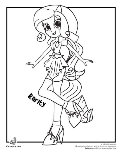 My Little Pony Equestria Girls Coloring Pages Twilight Sparkle 34
