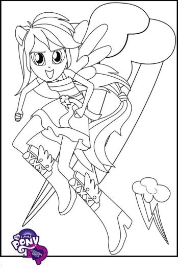 My Little Pony Equestria Girls Coloring Pages Twilight Sparkle 38