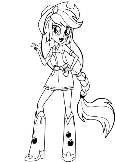 My Little Pony Equestria Girls Coloring Pages Twilight Sparkle 43