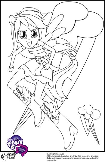 My Little Pony Equestria Girls Coloring Pages Twilight Sparkle 54