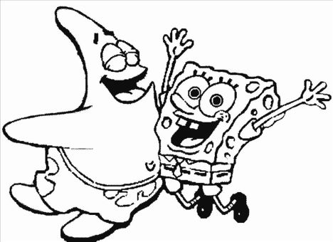 Spongebob Christmas Coloring Pages 26