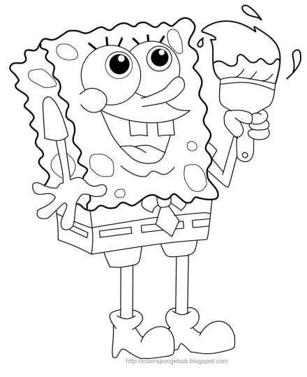 Spongebob Christmas Coloring Pages 27