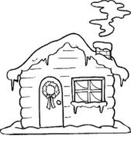 Christmas House Coloring Pages 56