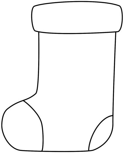 Christmas Stocking Coloring Pages For Kids 18