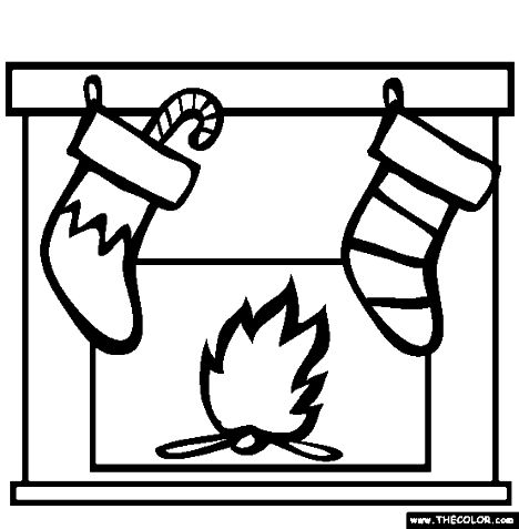 Christmas Stocking Coloring Pages For Kids 41