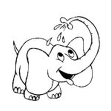 Cute Baby Elephant Coloring Pages 17