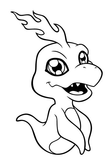 Cute Monster Coloring Pages 13