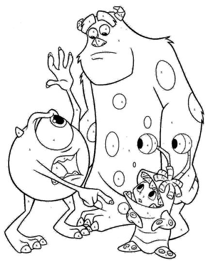 Cute Monster Coloring Pages 18