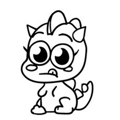 Cute Monster Coloring Pages 29