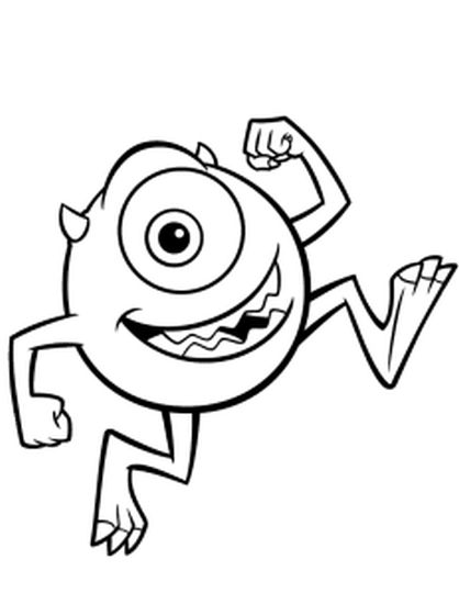 Cute Monster Coloring Pages 32