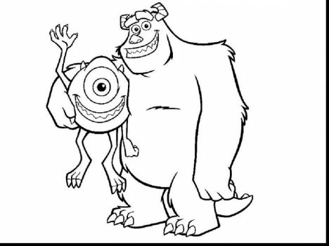 Cute Monster Coloring Pages 43