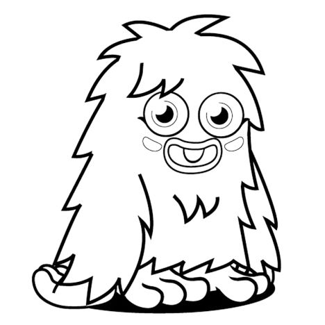 Cute Monster Coloring Pages 59