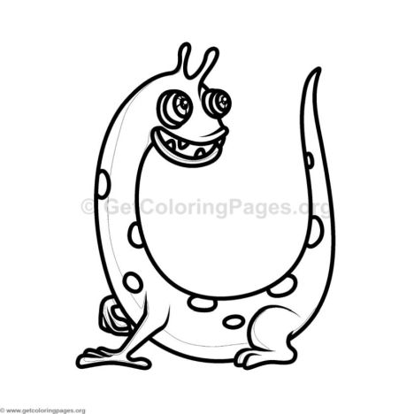 Cute Monster Coloring Pages 78