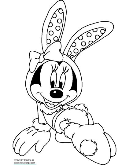 Disney Easter Coloring Pages 10