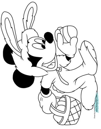 Disney Easter Coloring Pages 11