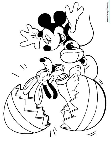 Disney Easter Coloring Pages 12