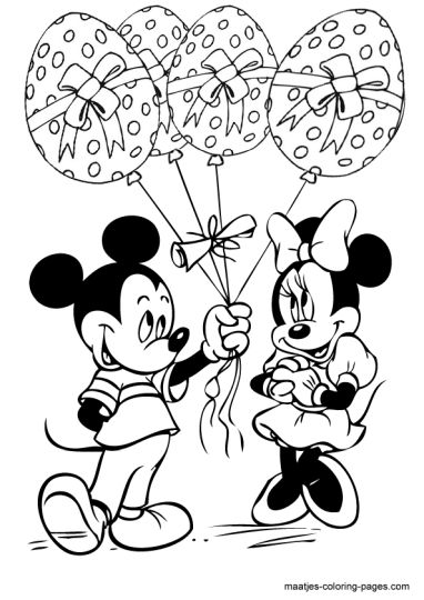 Disney Easter Coloring Pages 17