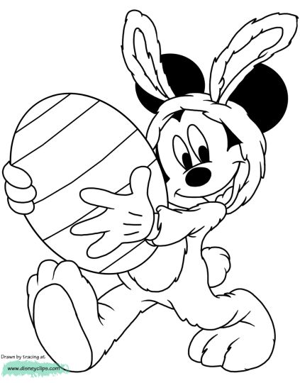 Disney Easter Coloring Pages 28