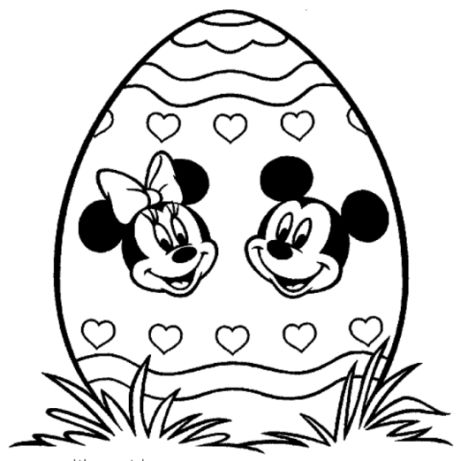 Disney Easter Coloring Pages 29