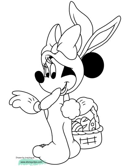 Disney Easter Coloring Pages 31