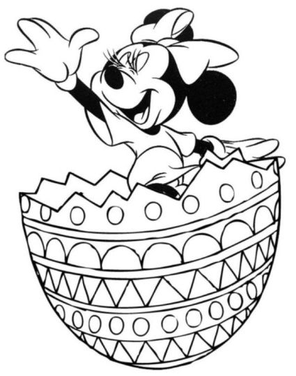 Disney Easter Coloring Pages 32