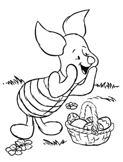 Disney Easter Coloring Pages 34