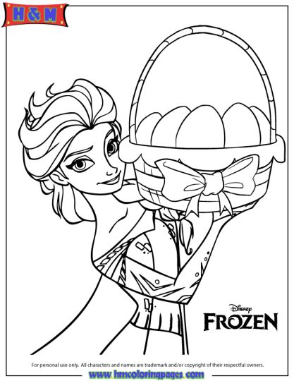 Disney Easter Coloring Pages 36