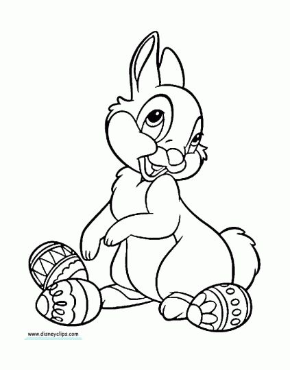 Disney Easter Coloring Pages 65