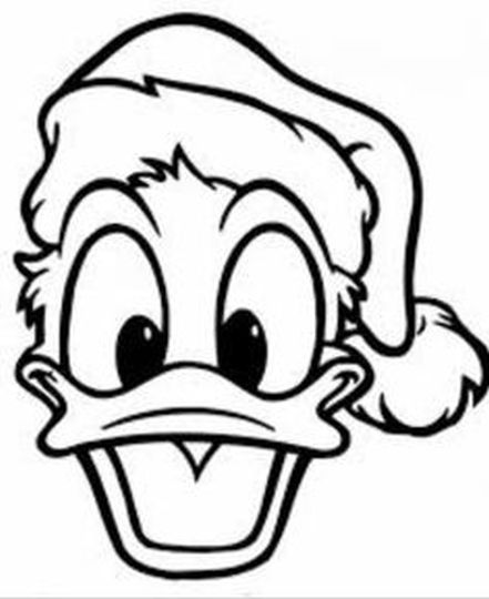 Donald Duck Christmas Coloring Pages 13