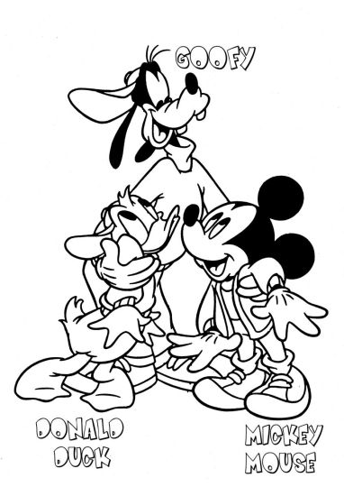 Donald Duck Christmas Coloring Pages 14