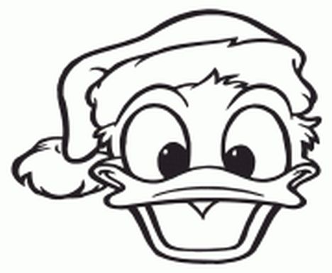 Donald Duck Christmas Coloring Pages 16