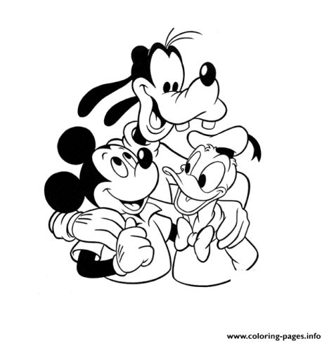 Donald Duck Christmas Coloring Pages 17