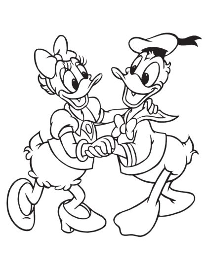 Donald Duck Christmas Coloring Pages 18