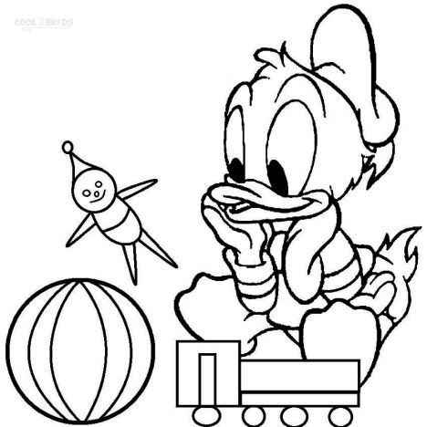 Donald Duck Christmas Coloring Pages 20