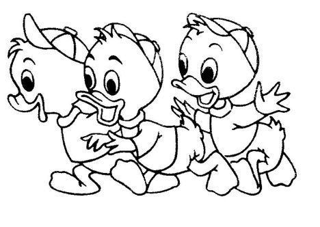 Donald Duck Christmas Coloring Pages 21
